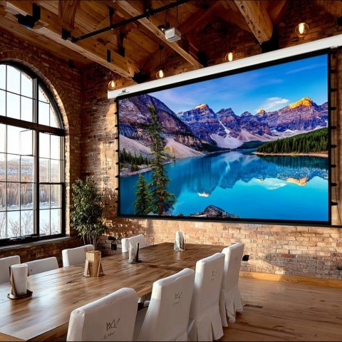 Maclean Ekran elektryczny z naciągiem Premium MC-993