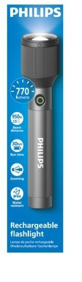 Philips Latarka akumulatorowa USB-C 770 lm 3000mAh