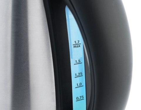 WMF Stelio czajnik elektryczny 1,7 l 2400 W Czarny, Stal nierdzewna