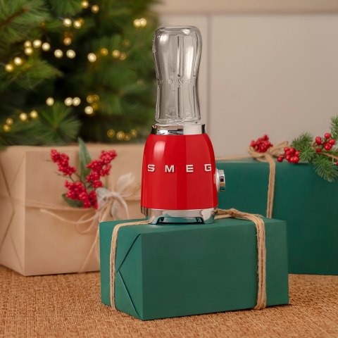 Blender Smeg PBF01RDEU ze stali nierdzewnej, czerwony