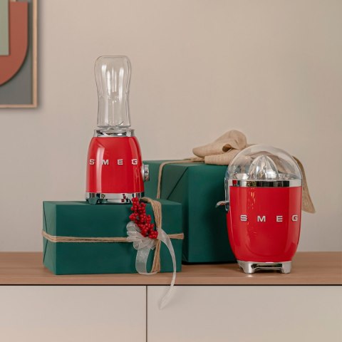 Blender Smeg PBF01RDEU ze stali nierdzewnej, czerwony