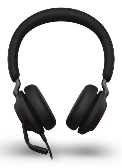 Jabra Evolve2 40 SE Zestaw słuchawkowy Przewodowa Opaska na głowę Połączenia/muzyka USB Type-C / USB Type-A Czarny