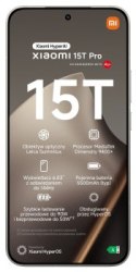 Smartfon Xiaomi 15T Pro 12/512GB Gray