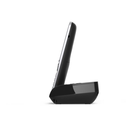 Telefon analogowy/DECT Gigaset COMFORT 500A duo Nazwa i identyfikacja dzwoniącego Czarny, Srebrny