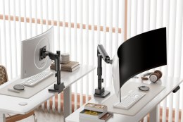 Digitus Ramię biurkowe pojedyncze z zaciskiem i sprężyną gazową 1x LCD max. 57