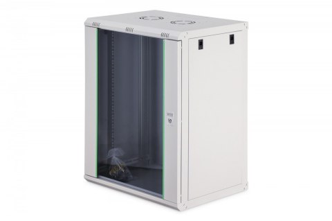 Digitus Szafa sieciowa wisząca Dynamic 19" 16U rack 785x600x450mm, drzwi szyba, szara, niezłożona, 60kg