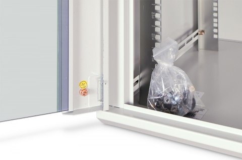 Digitus Szafa sieciowa wisząca Dynamic 19" 16U rack 785x600x600mm, drzwi szyba, szary, niezłożona, 60kg
