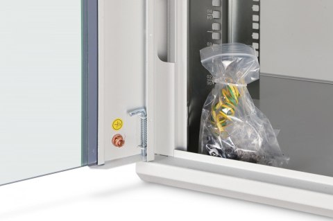Digitus Szafa sieciowa wisząca Dynamic 19" 7U rack 385x600x450mm, drzwi szyba, szara, niezłożona, 60kg