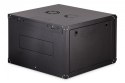 Digitus Szafa sieciowa wisząca Dynamic 19" 7U rack 385x600x600mm, drzwi szyba, czarna, niezłożona, 60kg