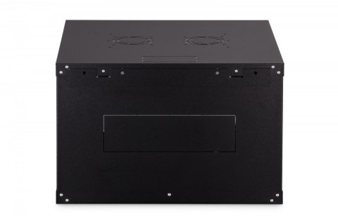 Digitus Szafa sieciowa wisząca Dynamic 19" 7U rack 385x600x600mm, drzwi szyba, czarna, niezłożona, 60kg