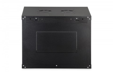 Digitus Szafa sieciowa wisząca Dynamic 19" 9U rack 474x600x450mm, drzwi szyba, czarna, niezłożona, 60kg