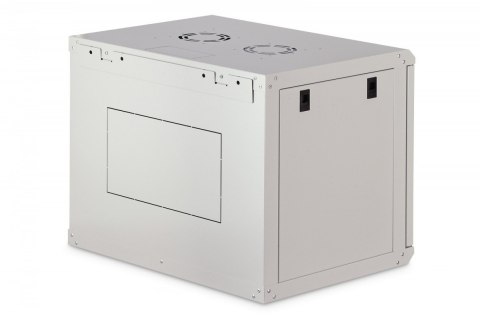 Digitus Szafa sieciowa wisząca Dynamic 19" 9U rack 474x600x450mm, drzwi szyba, szara, niezłożona, 60kg