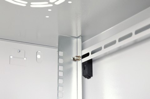 Digitus Szafa sieciowa wisząca Dynamic 19" 9U rack 474x600x600mm, drzwi szyba, szara, niezłożona, 60kg