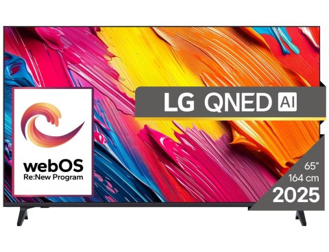 Telewizor LG 65QNED70A6A QNED 65'' 4K Ultra HD WebOS Dolby Atmos DVB-T2 Czarny