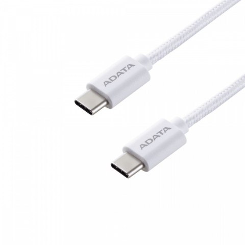 Adata Kabel USB-C do USB-C 2.0/100W 100cm biały