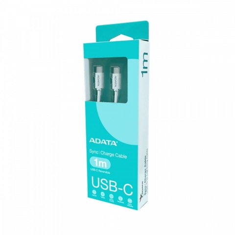Adata Kabel USB-C do USB-C 2.0/100W 100cm biały