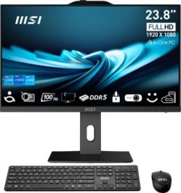 MSI AIO PRO AP242P 14M-892XEU i5-14400 23 8 IPS LED FHD Non-Touch Anti-Glare 16GB SSD500GB M.2 AX211 WiFi 6E NoOS Black