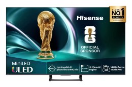 Telewizor Hisense 65U7Q ULED 65'' 4K Ultra HD VIDAA Dolby Atmos DVB-T2 Czarny (WYPRZEDAŻ)