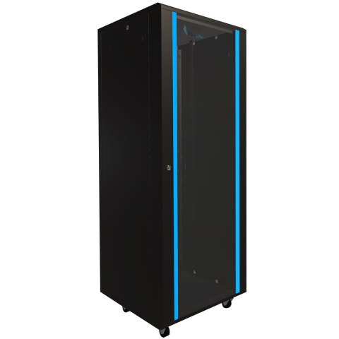 Extralink Szafa rack 37U 600x600 Czarna stojąca