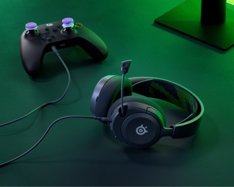 Steelseries ARCTIS NOVA 1X Zestaw słuchawkowy Przewodowa Opaska na głowę Gaming Czarny, Zielony