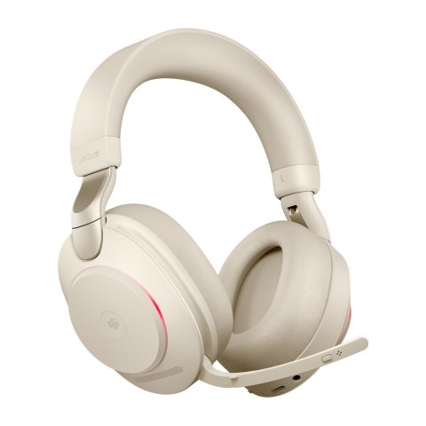 Słuchawki nauszne Jabra Evolve2 85 MS Stereo Link380a, beige