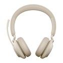 Słuchawki nauszne bezprzewodowe Jabra Evolve2 65 UC Stereo Link380c, beige