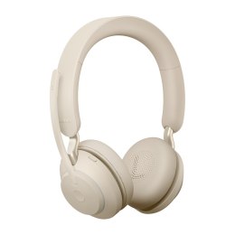 Słuchawki nauszne bezprzewodowe Jabra Evolve2 65 UC Stereo Link380c, beige
