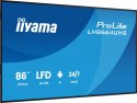 IIYAMA Monitor 86 cali LH8664UHS-B3AG 24/7,IPS,ANDROID 14,4K,2xHDMI,RJ45, 2xUSB,WiF,iUSB-C(DP-Alt),2x16W, iiSignage? (CMS), iiContro