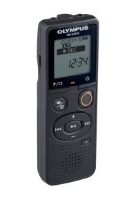 Olimp Dyktafon cyfrowy marki OM VN-541PC Czarny Wyświetlacz segmentowy 1,39' Język WMA