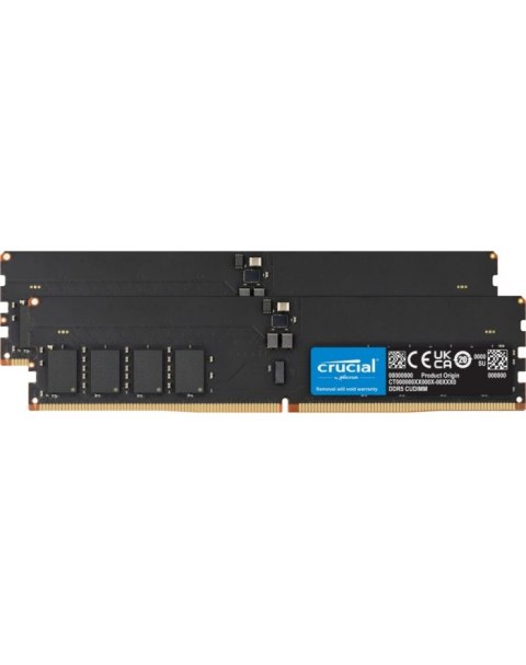 Pamięć CRUCIAL (CUDIMM/DDR5/128 GB/5600MHz/52 CLCL/DUAL)
