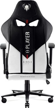 Fotel Diablo X-Player 2.0 King Size Czarno-Biały (X-PLAYER2.0CZABI)