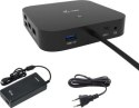 Replikator - i-tec USB-C Dual Display Docking Station HDMI DP LAN AUDIO Power Delivery 100 W + i-tec Universal Charger 112 W - S