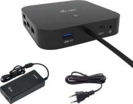 Replikator - i-tec USB-C Dual Display Docking Station HDMI DP LAN AUDIO Power Delivery 100 W + i-tec Universal Charger 112 W - S