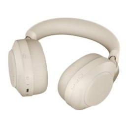Słuchawki nauszne bezprzewodowe Jabra Evolve2 85 UC Stereo Link380a beige + stand
