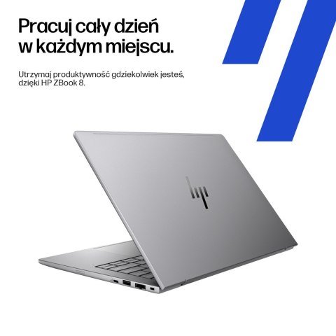 HP ZBook 8 G1ak 14 Ryzen AI 7 PRO 350 14.0"WUXGA IPS 400nits LBL AG 32GB DDR5 5600 SSD1TB Radeon 860M Cam IR 5 MPx 62Wh W11Pro 3