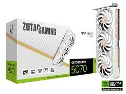 Karta graficzna ZOTAC GAMING GeForce RTX 5070 WHITE ED 12GB GDDR7 (ZT-B50700FQ-10P)