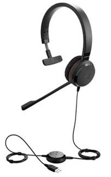 Słuchawki z mikrofonem JABRA Evolve 30 II Mono MS Czarny