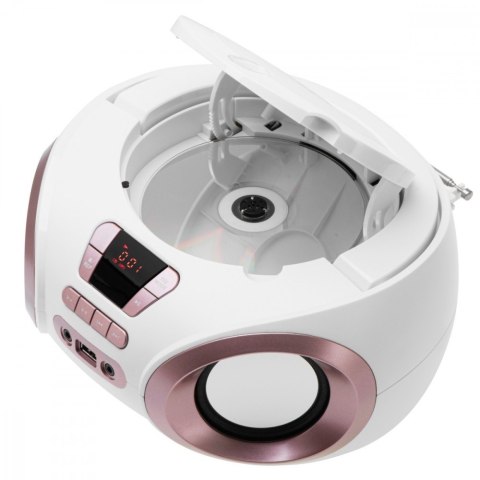 Adler Radio Boombox CD MP3 AD1181 biało-miedziany