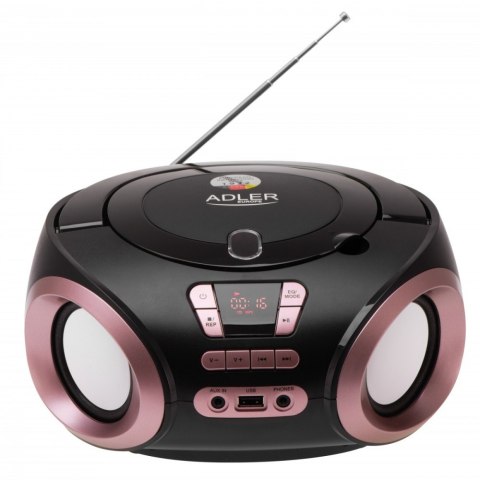 Adler Radio Boombox CD MP3 AD1181 czarno-miedziany