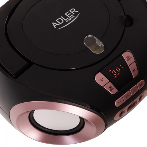 Adler Radio Boombox CD MP3 AD1181 czarno-miedziany