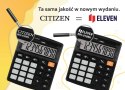 ELEVEN kalkulator biurowy CMB801-BK czarny zastępuje Citizen