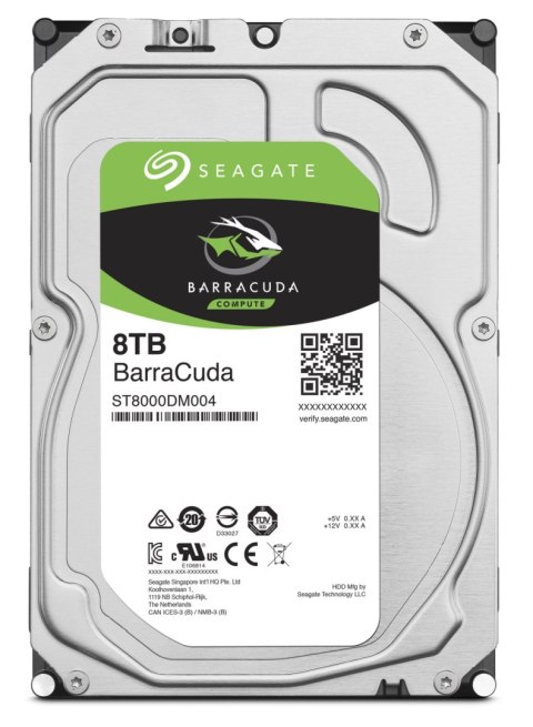 Dysk serwerowy HDD SEAGATE Barracuda ST8000DM004 (8 TB /3.5" /5400RPM )