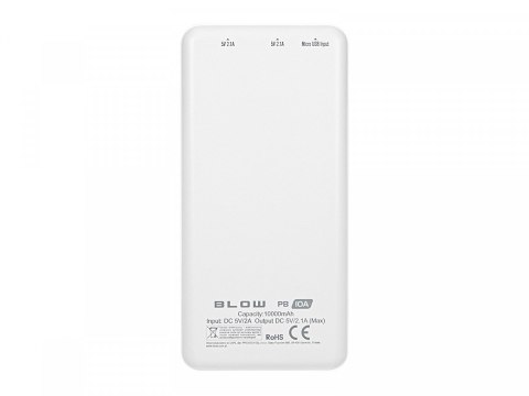 BLOW Power Bank PB10A 10000mAh Biały