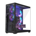 MODECOM Obudowa Volcano Space XL ARGB Full Tower 5 wentylatorów, czarna
