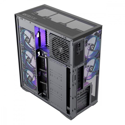 MODECOM Obudowa Volcano Space XL ARGB Full Tower 5 wentylatorów, czarna