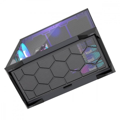 MODECOM Obudowa Volcano Space XL ARGB Full Tower 5 wentylatorów, czarna