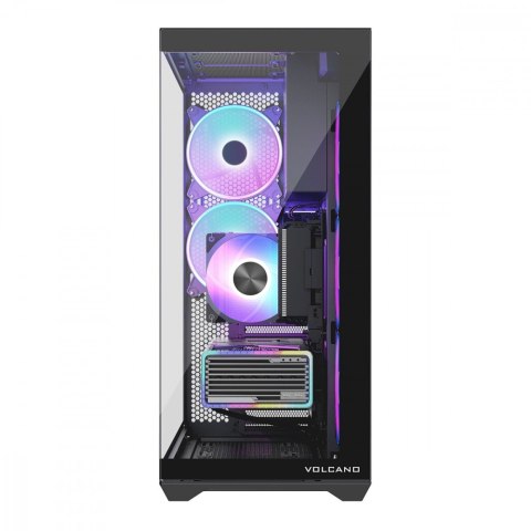 MODECOM Obudowa Volcano Space XL ARGB Full Tower 5 wentylatorów, czarna