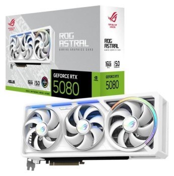 Karta graficzna - ASUS GeForce RTX 5080 ROG ASTRAL WHITE 16GB DLSS 4