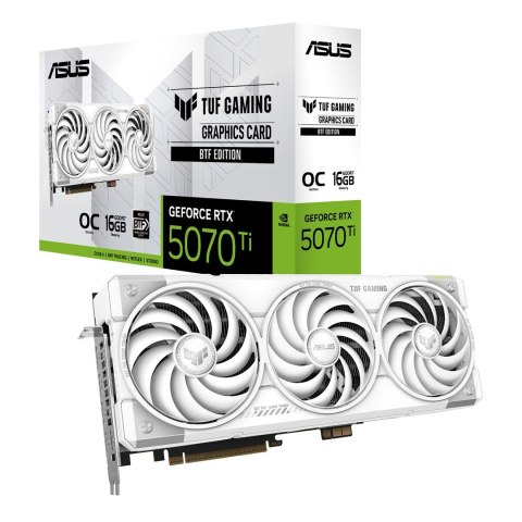 Karta graf. ASUS TUF G RTX 5070 Ti 16GB OC BTF WH