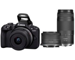 Aparat fotograficzny - Canon EOS R50 + RF-S 18-45mm + RF 75-300mm